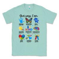Seafoam god says i am autism Classic Tee - JahusDesignShop