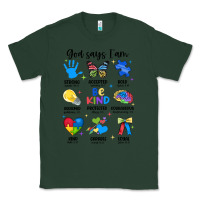 Sports Green god says i am autism Classic Tee - JahusDesignShop