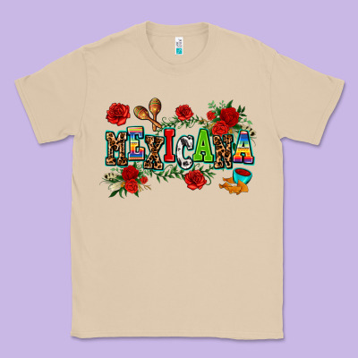 Mexicana Classic Tee Designed By Adodesignshop