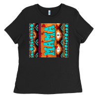 Black aztec leopard glitter Ladies Tee - AdoDesignShop