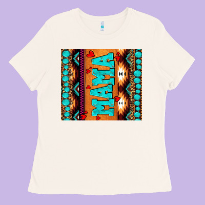 Aztec Leopard Glitter Ladies Tee Designed By Adodesignshop