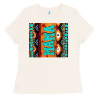 Bone aztec leopard glitter Ladies Tee - AdoDesignShop