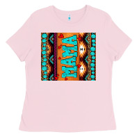 Bubblegum Pink aztec leopard glitter Ladies Tee - AdoDesignShop