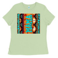 Matcha aztec leopard glitter Ladies Tee - AdoDesignShop