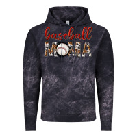 Cloud Black baseball mama with leopard Vintage Hoodie - texasbilliewilder