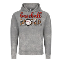 Cloud Rock baseball mama with leopard Vintage Hoodie - texasbilliewilder