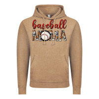 Vintage Coffee baseball mama with leopard Vintage Hoodie - texasbilliewilder