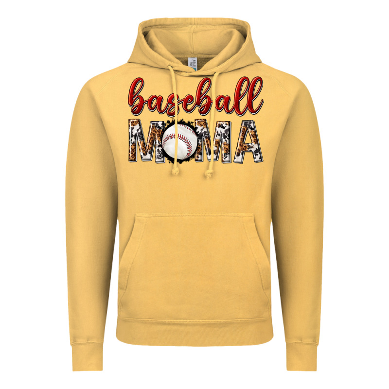 Baseball Mama With Leopard Vintage Hoodie by texasbilliewilder | Teevron