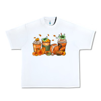 White pumpkins coffee cups Urban Heavy Tee - Zillion Design Studio