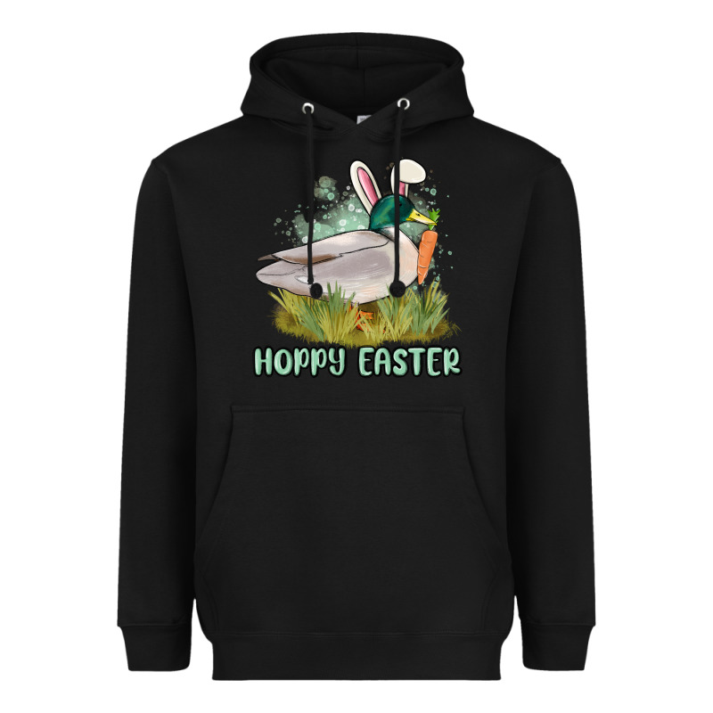 Hoppy Easter Duck Hunting Heavyweight Hoodie by MaliasSmallBusiness | Teevron