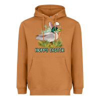 Meerkat hoppy easter duck hunting Heavyweight Hoodie - MaliasSmallBusiness