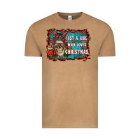 Vintage Camel just a girl who loves christmas Vintage Tee - RanaPortraitStore