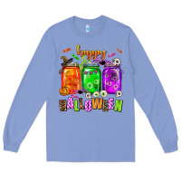 Colony Blue happy halloween jars and horror Long Sleeve Tee - AdoDesignShop
