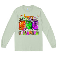 Matcha happy halloween jars and horror Long Sleeve Tee - AdoDesignShop