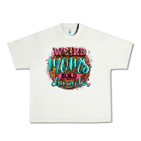 Pistachio weird moms build character Urban Heavy Tee - Zillion Design Studio