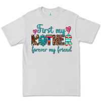 Dove Grey first my mother forever my friend Premium Tee - Artiststas