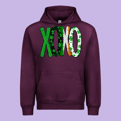 St. Patrick's Day Xoxo Urban Hoodie Designed By Bettercallsaul