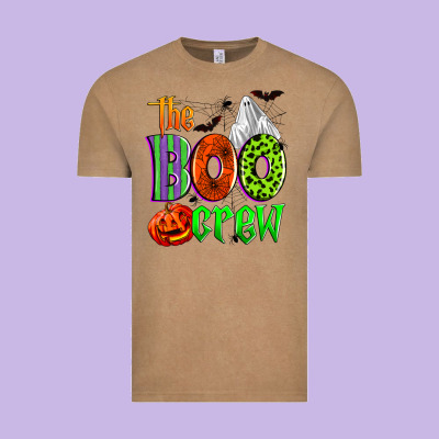 The Boo Crew Vintage Tee Designed By Zillion Design Studio