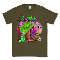 Army Green spooky cowgirl  halloween Classic Tee - AdoDesignShop
