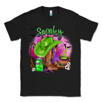 Black spooky cowgirl  halloween Classic Tee - AdoDesignShop