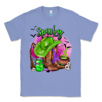 Colony Blue spooky cowgirl  halloween Classic Tee - AdoDesignShop