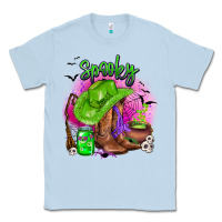 Dusty Blue spooky cowgirl  halloween Classic Tee - AdoDesignShop