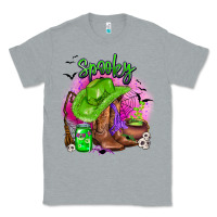 Heather Grey spooky cowgirl  halloween Classic Tee - AdoDesignShop