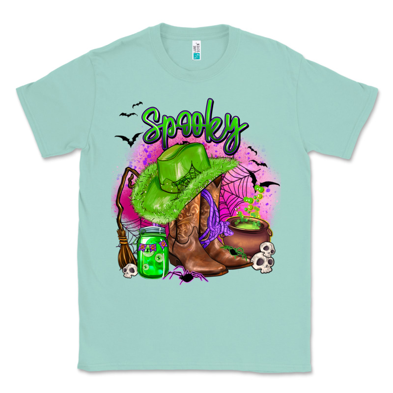 Spooky Cowgirl  Halloween Classic Tee by AdoDesignShop | Teevron