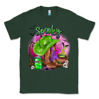 Sports Green spooky cowgirl  halloween Classic Tee - AdoDesignShop