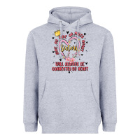 Heather Grey side by side or miles apart sisters will always be connected by heart Heavyweight Hoodie - MaliasSmallBusiness