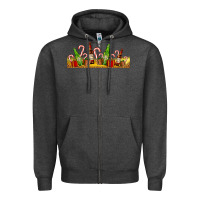 Charcoal Heather beer bottles for christmas Zipper Hoodie - AdoDesignShop