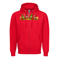 Red beer bottles for christmas Zipper Hoodie - AdoDesignShop