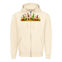 Sandshell beer bottles for christmas Zipper Hoodie - AdoDesignShop