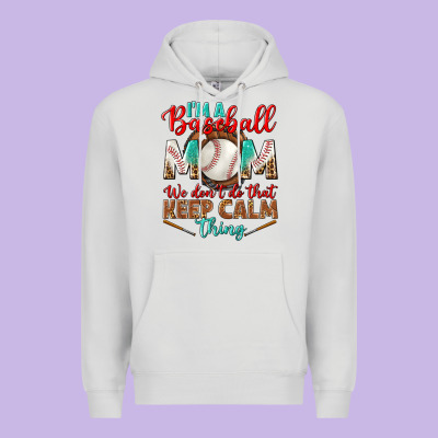 I'm A Baseball Mom We Don't Do That Premium Hoodie Designed By Bundleandbundleshop