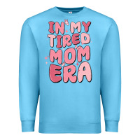 Ocean Blue in my tired mom era Premium Sweatshirt - MaliasSmallBusiness