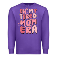 Purple in my tired mom era Premium Sweatshirt - MaliasSmallBusiness