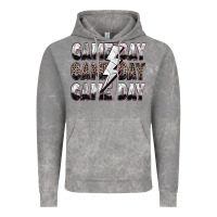 Cloud Rock game day game day volleyball lightning bolt Vintage Hoodie - Zillion Design Studio