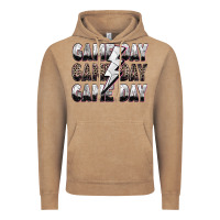 Vintage Coffee game day game day volleyball lightning bolt Vintage Hoodie - Zillion Design Studio