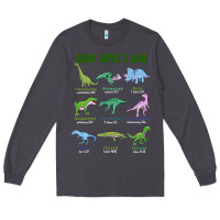 Smoke god says i am dinosaurs Long Sleeve Tee - JahusDesignShop
