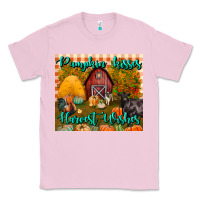 Bubblegum Pink pumpkin kisses harvest wishes tumbler Classic Tee - BundleAndBundleShop