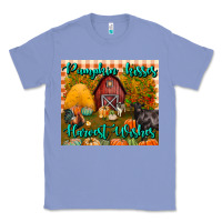 Colony Blue pumpkin kisses harvest wishes tumbler Classic Tee - BundleAndBundleShop