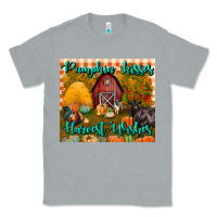 Heather Grey pumpkin kisses harvest wishes tumbler Classic Tee - BundleAndBundleShop