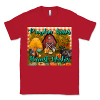 Red pumpkin kisses harvest wishes tumbler Classic Tee - BundleAndBundleShop