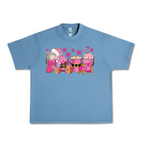 Pebble Blue pink christmas coffee cups Urban Heavy Tee - texasbilliewilder