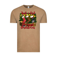 Vintage Coffee just a girl who loves christmas Vintage Tee - RanaPortraitStore