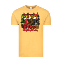 Vintage Mustard just a girl who loves christmas Vintage Tee - RanaPortraitStore