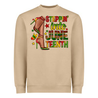 Steppin Into Juneteenth Heavyweight Sweatshirt | Teevron