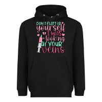 Black don't flatter yourself i was looking at your veins Heavyweight Hoodie - MaliasSmallBusiness