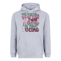 Heather Grey don't flatter yourself i was looking at your veins Heavyweight Hoodie - MaliasSmallBusiness