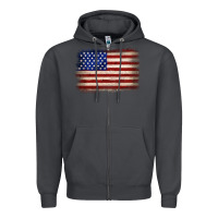 Smoke American flag Zipper Hoodie - JahusDesignShop